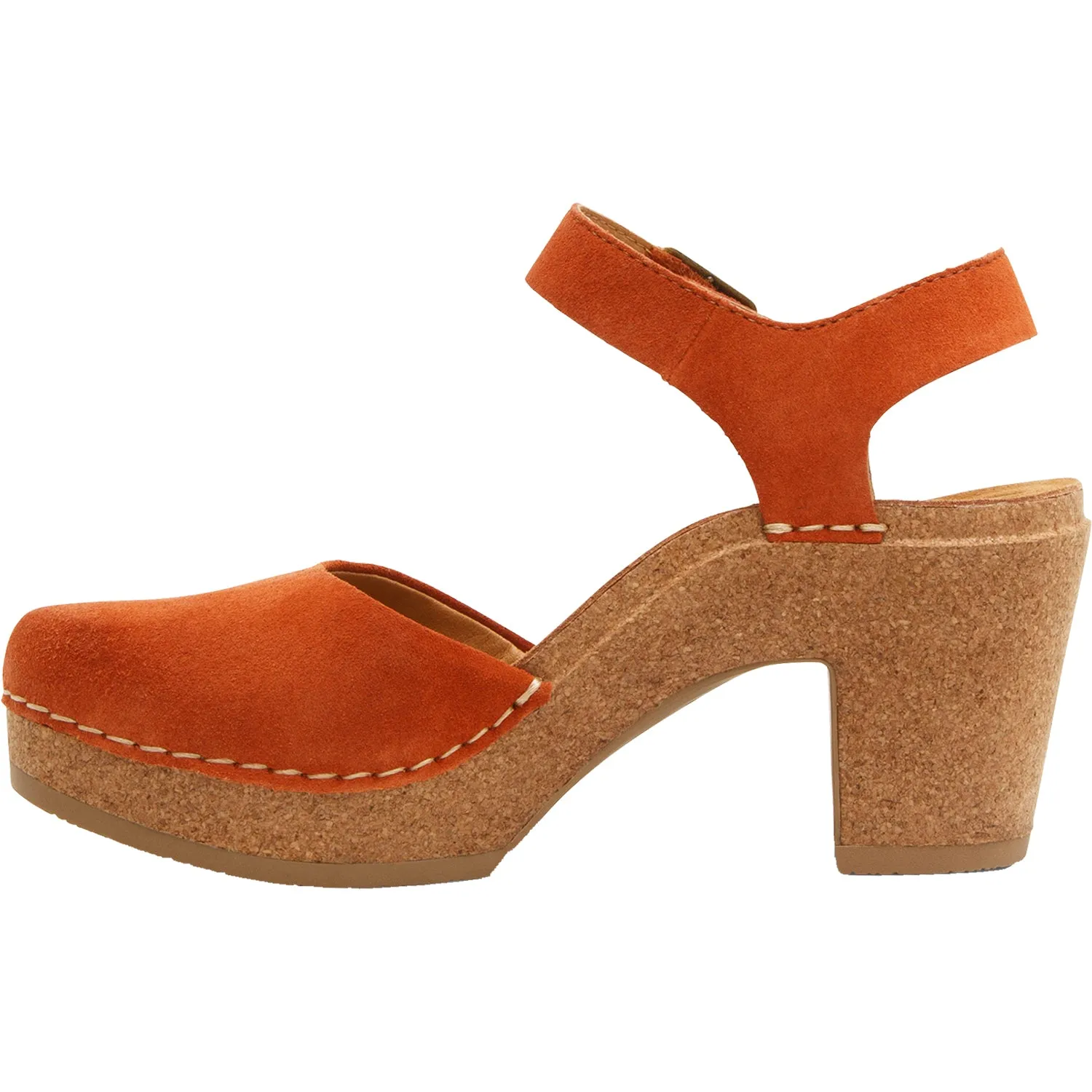 Women's Aetrex Finley Rust Suede