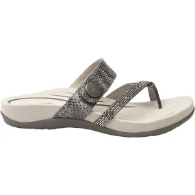 Women's Aetrex Izzy Pewter Sparkle Synthetic