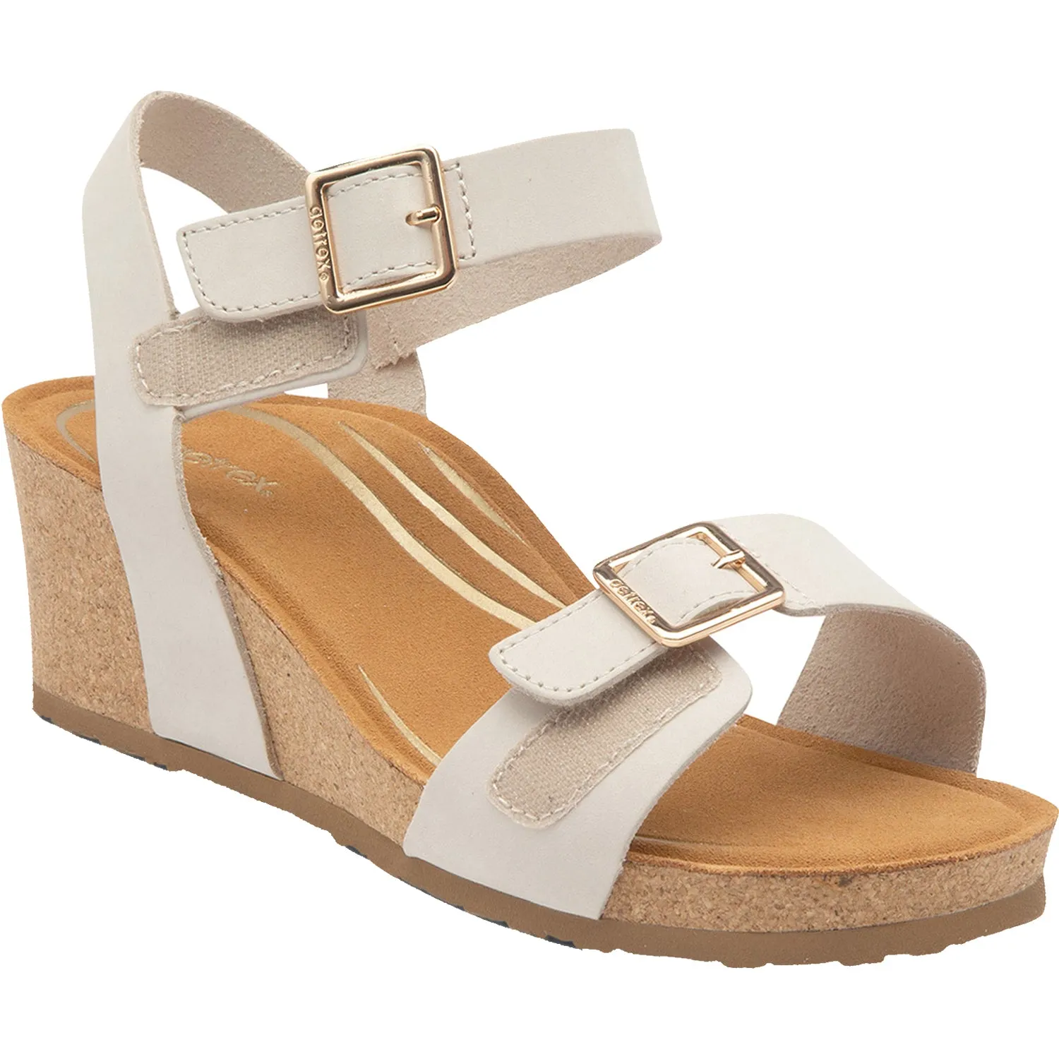 Women's Aetrex Lexa Ivory Leather