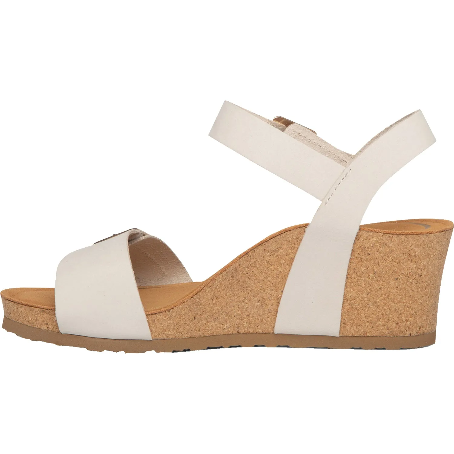 Women's Aetrex Lexa Ivory Leather