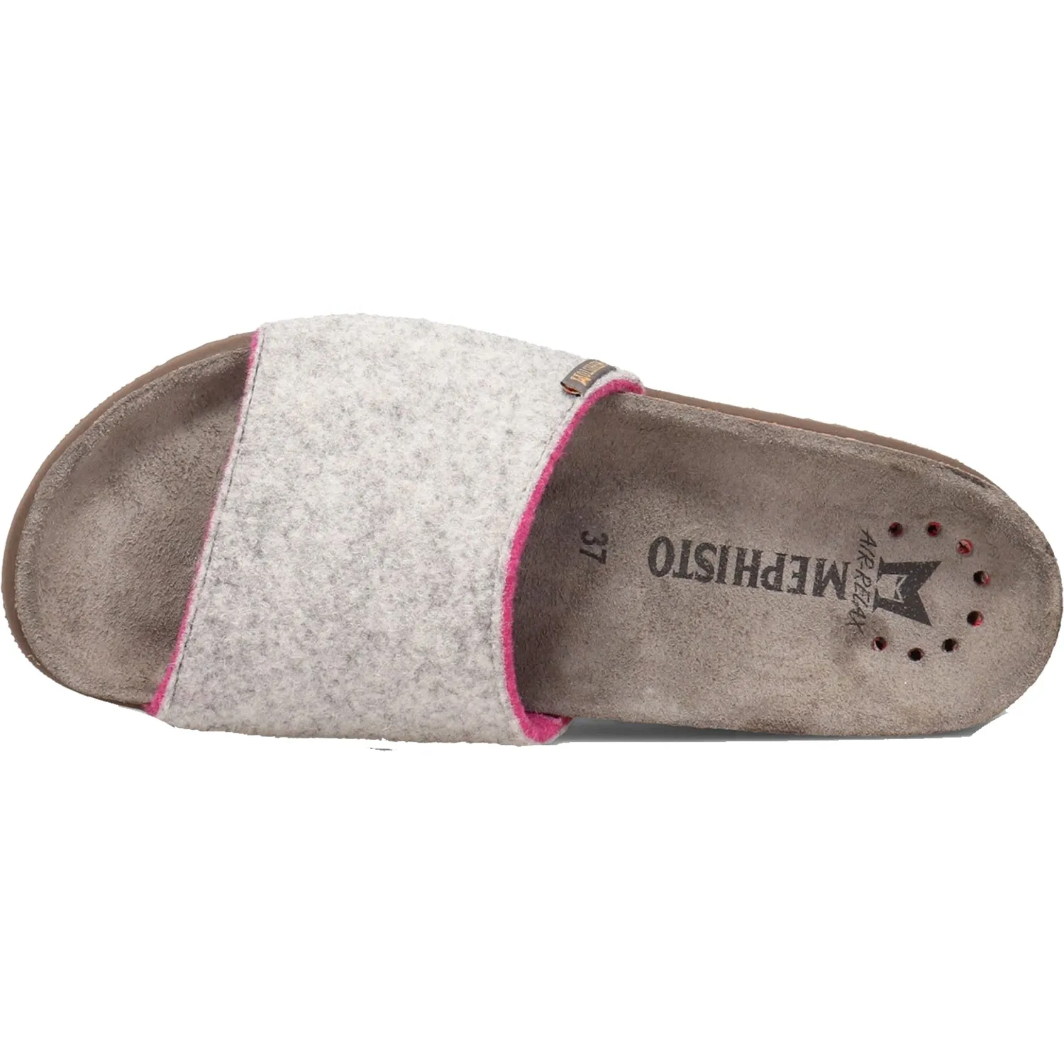 Women's Mephisto Hanik Sweety Grey/Pink Felt