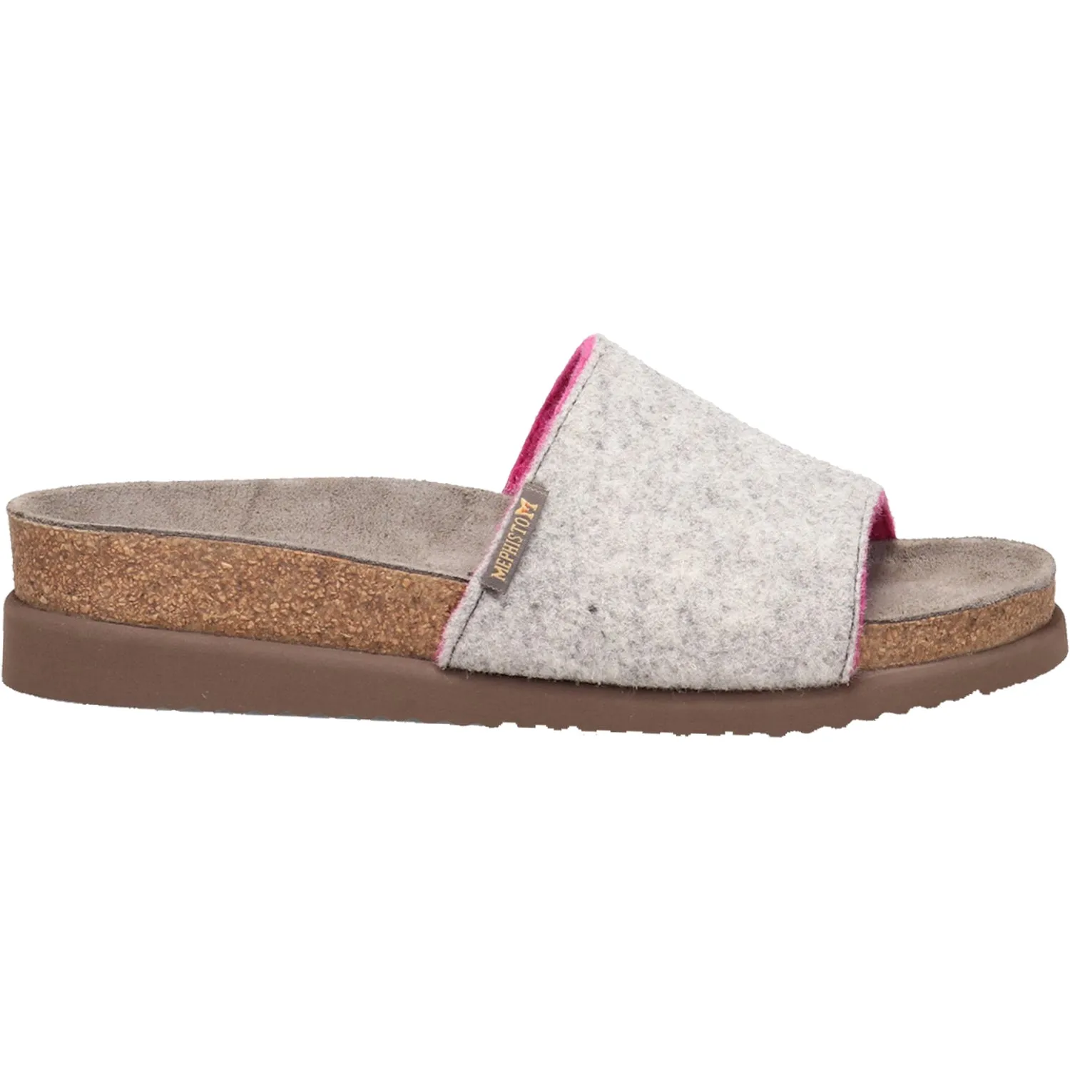 Women's Mephisto Hanik Sweety Grey/Pink Felt