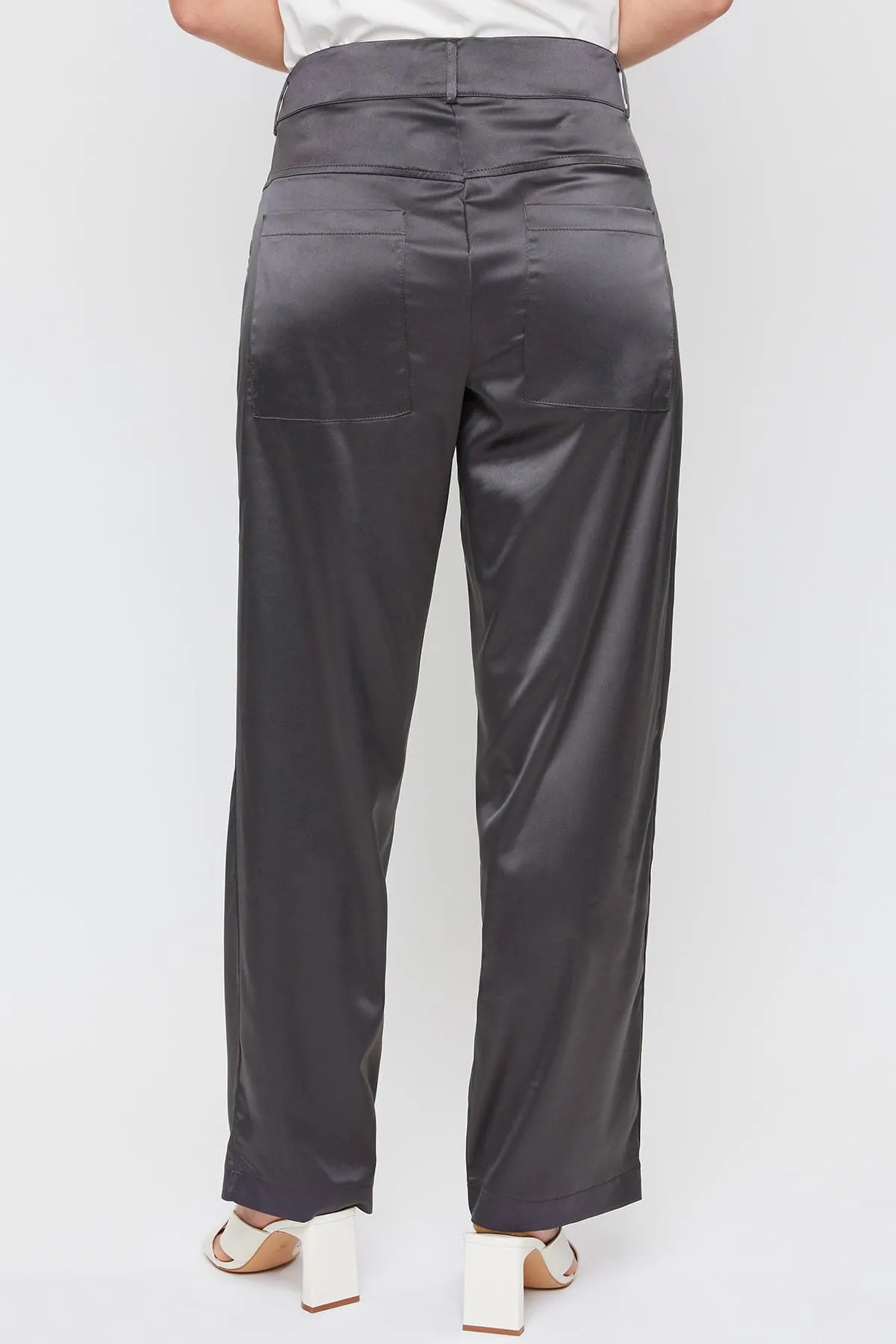 Women's Satin Comfort Stretch Office Pants