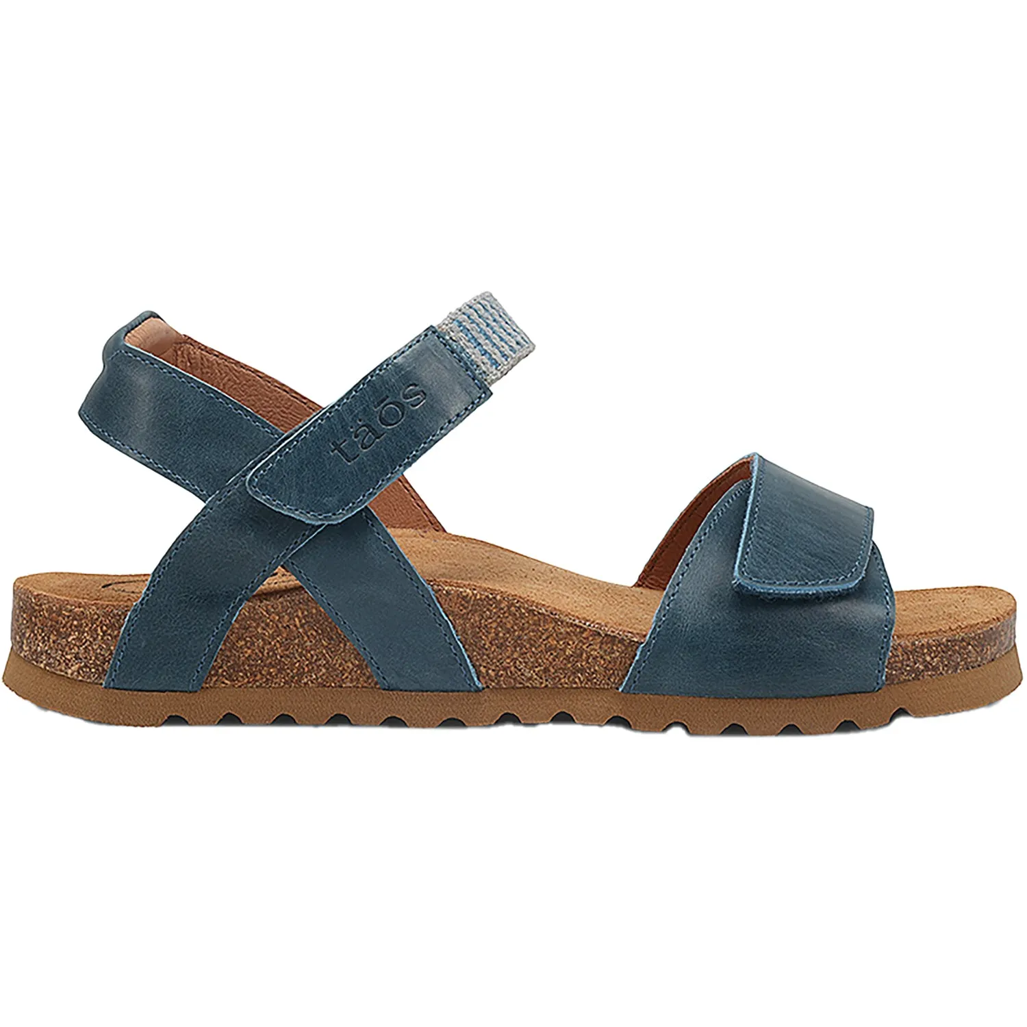 Women's Taos Symbol Petrol Blue Leather